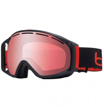 MASQUE DE SKI BOLLÉ GRAVITY MATTE BLACK 2018 VERMILLON GUN CAT.2