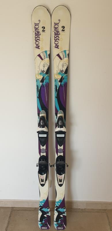 SKI D'OCCASION FEMME ROSSIGNOL HARMONY II STYLE + FIXATION PAS CHER
