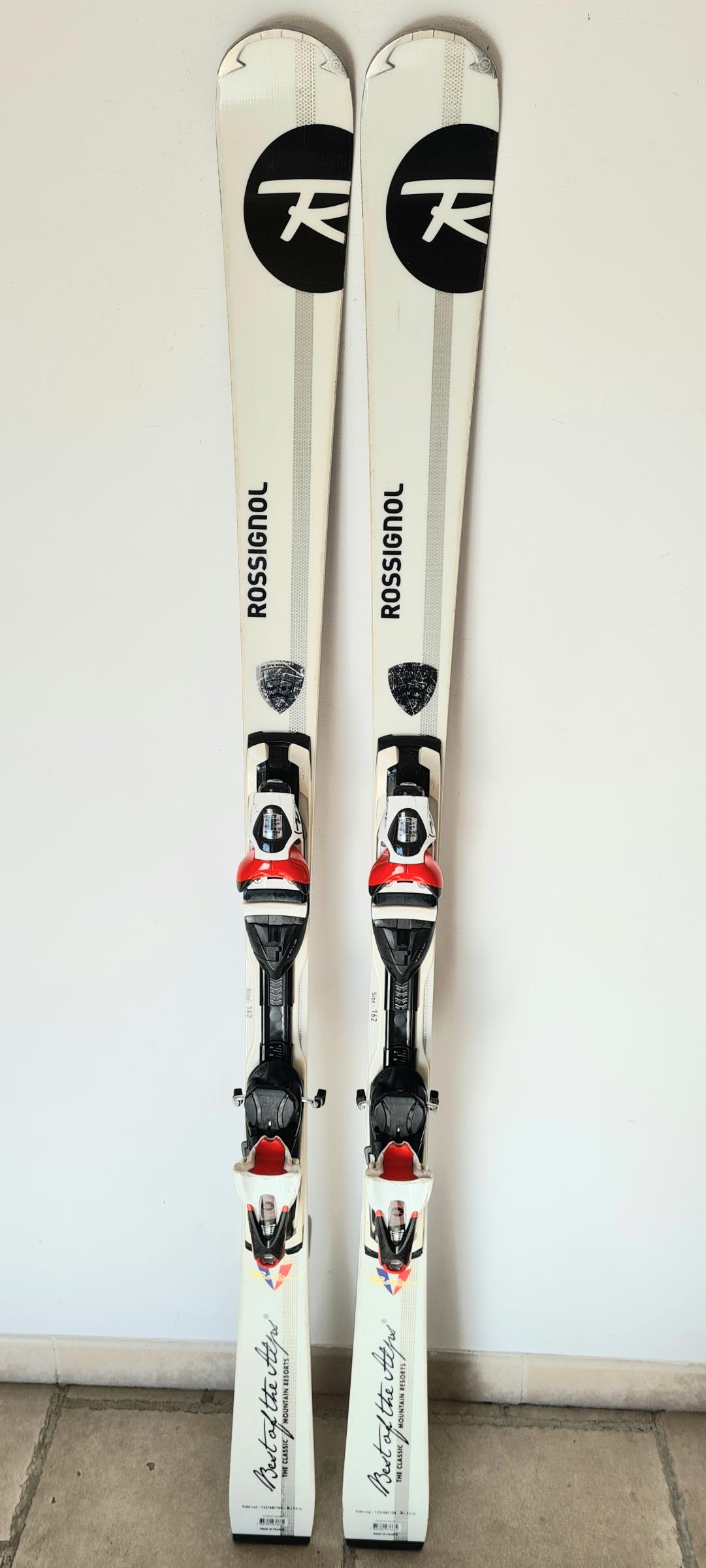 SKI D'OCCASION ROSSIGNOL BEST OF THE ALPS ST BLANC + FIXATION