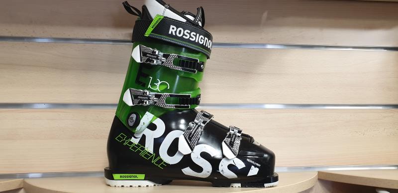 CHAUSSURE DE SKI D'OCCASION HOMME ROSSIGNOL EXPERIENCE SI 130 BLACK GREEN TEST