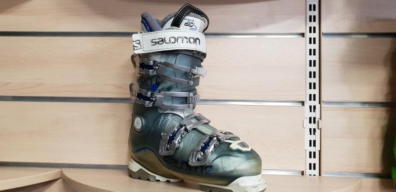 CHAUSSURE DE SKI D'OCCASION FEMME SALOMON X PRO W BLUE TRSP