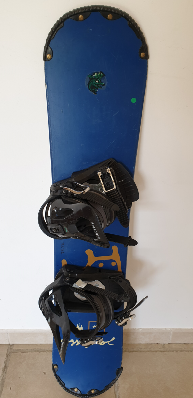 SNOWBOARD D'OCCASION JUNIOR ROSSIGNOL MICROCELL + FIXATION