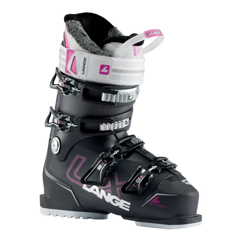 CHAUSSURE DE SKI NEUVE FEMME LANGE LX 80 W ANTRACITE MAGENTA 2021 · Skiokz