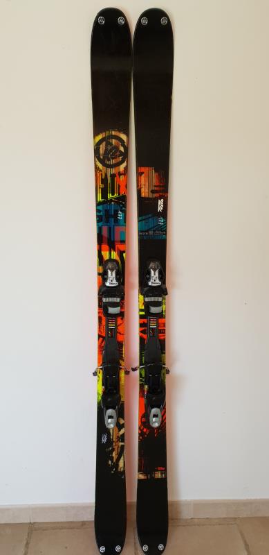 SKI D'OCCASION FREESTYLE K2 SHREDITOR 92 + FIXATION