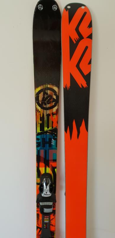 SKI D'OCCASION FREESTYLE K2 SHREDITOR 92 + FIXATION