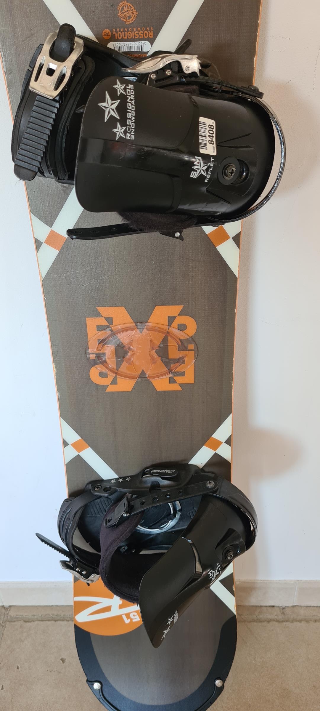 SNOWBOARD D'OCCASION ROSSIGNOL EXP + FIXATION