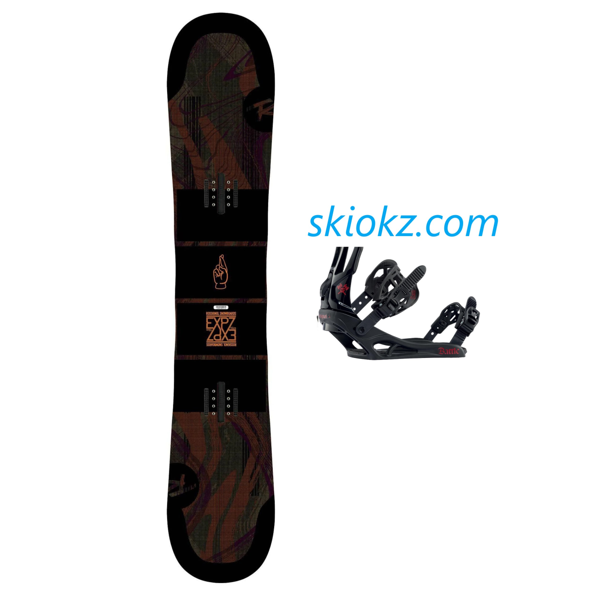 PACK SNOWBOARD NEUF ROSSIGNOL EXP7 (JIBSAW) 2020 + FIXATION ROSSIGNOL 2020