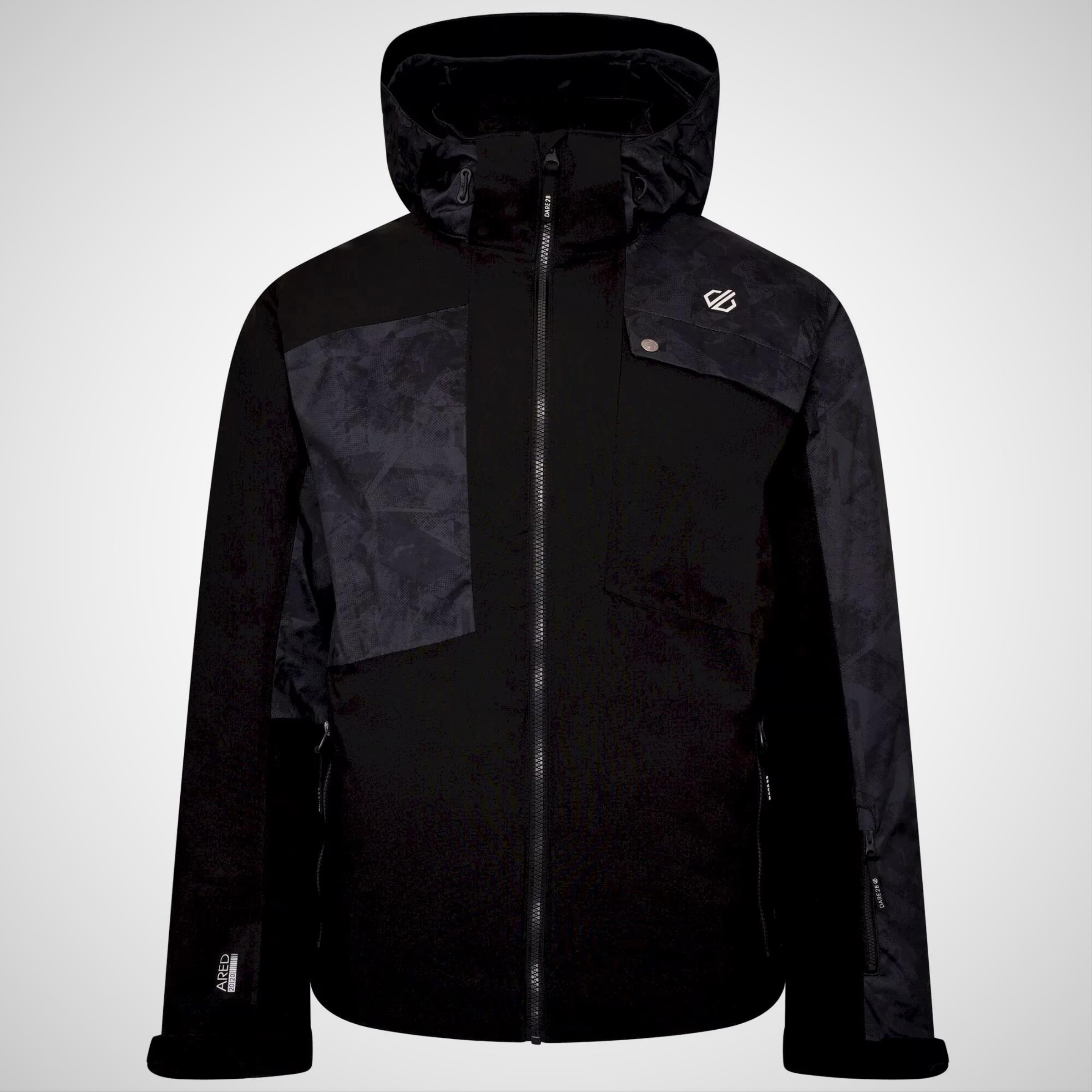 VESTE DE SKI HOMME DARE 2B TESTAMENT BLACK 20 000/20 000