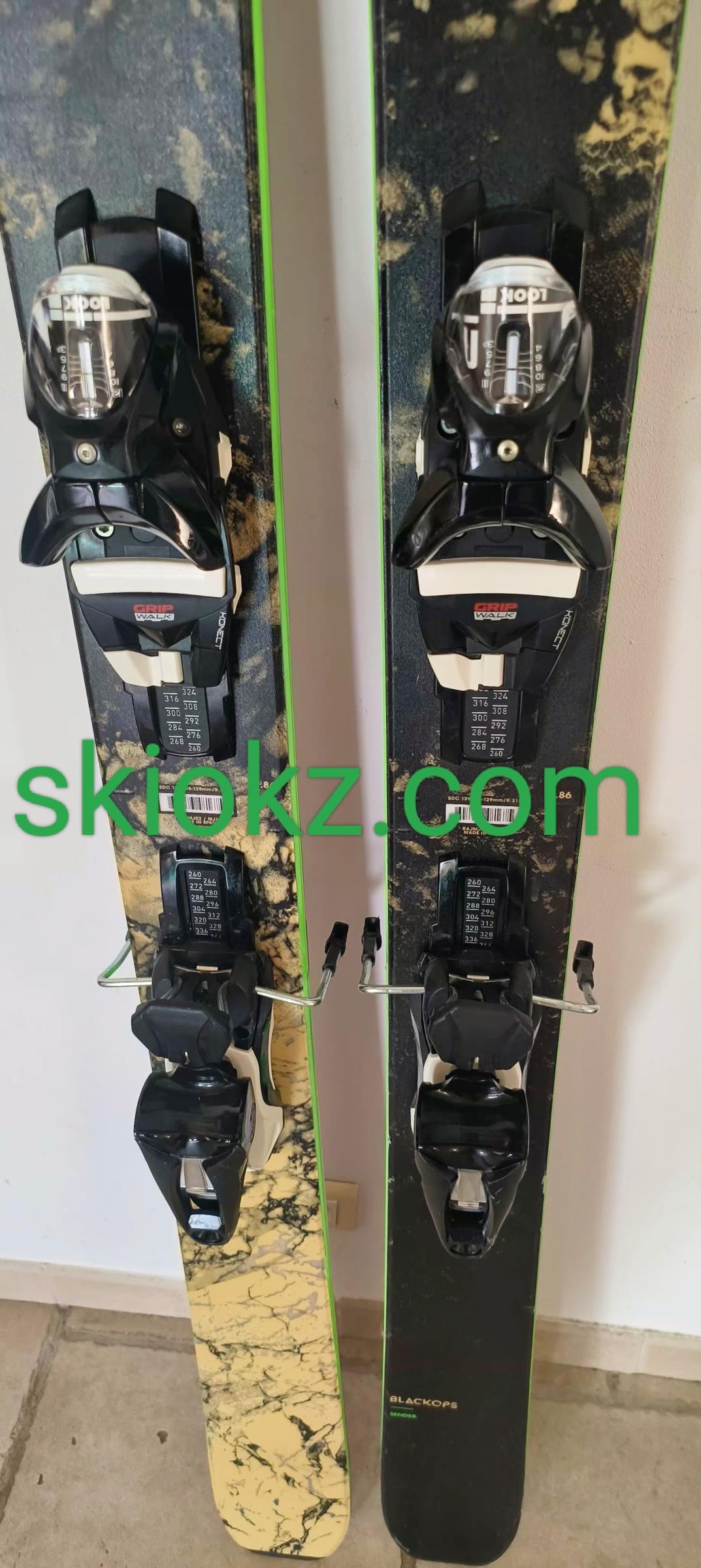 SKI D'OCASION ROSSIGNOL BLACKOPS SANDER TEST 2022 FIXATION KONECT NX12