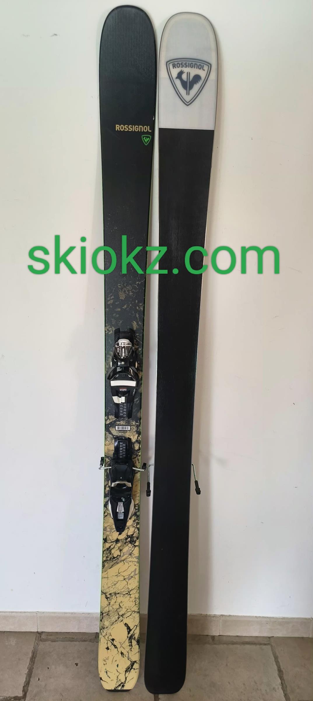 SKI D'OCASION ROSSIGNOL BLACKOPS SANDER TEST 2022 FIXATION KONECT NX12
