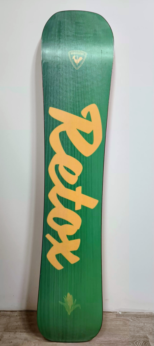 PLANCHE DE SNOWBOARD D'OCCASION TEST ROSSIGNOL RETOX JAUNE 2023