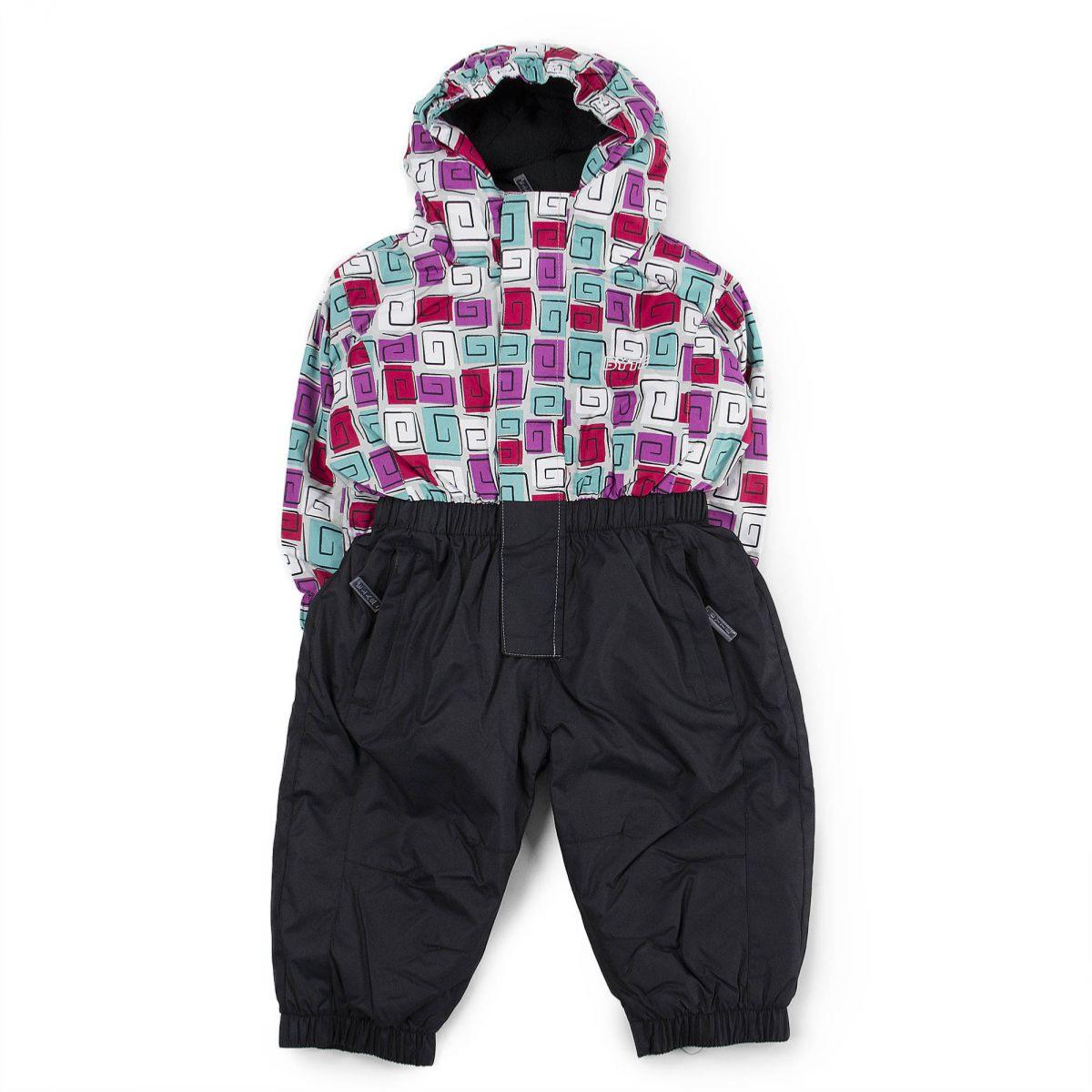 COMBINAISON DE SKI ENFANT NOIRE ET ROSE BYTE