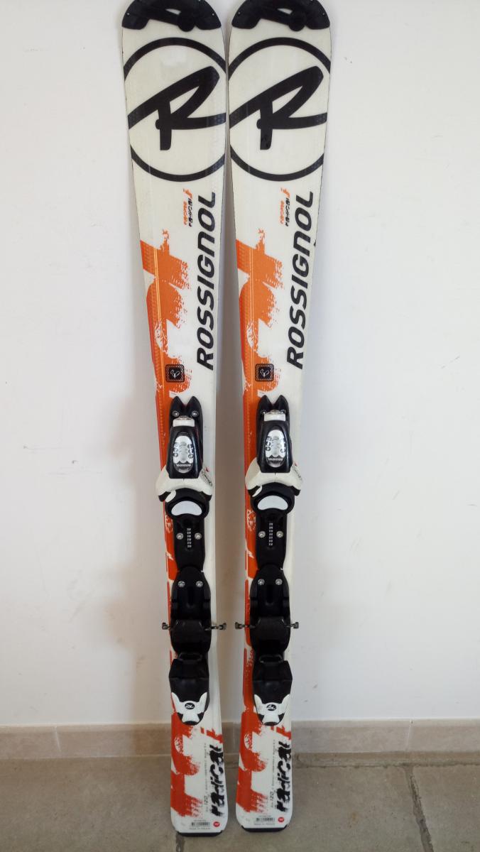 Ski occasion junior Rossignol Terrain Girl + fixations - Qualité B 104 cm