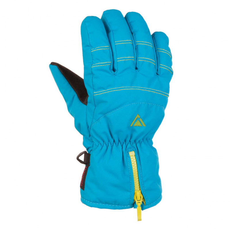 GANTS DE SKI ENFANT CHAUDS ET IMPERMEABLES - 100 BLEUS ET GRIS