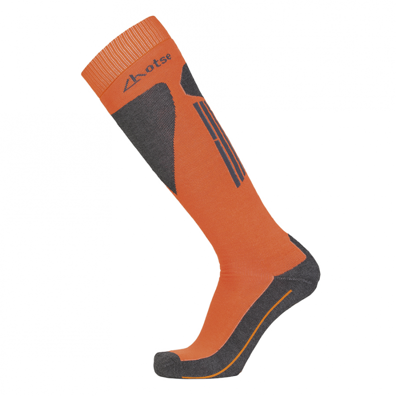 CHAUSSETTE DE SKI TECHNIQUE HAUTE ADULTE LHOTSE ALLEGRO ORANGE A