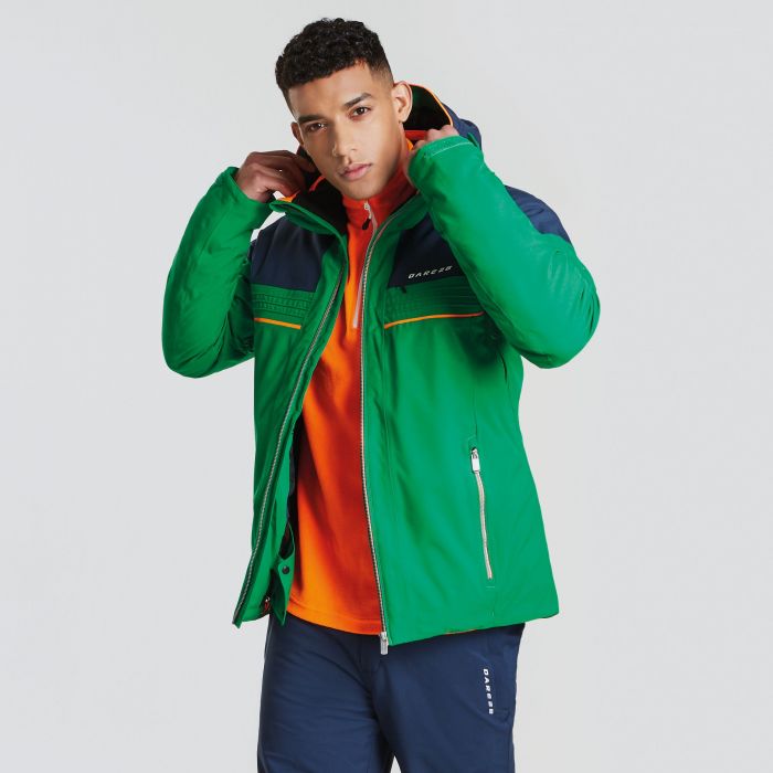 Veste de best sale ski verte