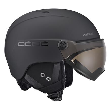 OPERATION CASQUES MASQUES Cebe ELEMENT VISOR - Casque ski avec écran  photochromique polarisé matt black/silver/vario perfo amber flash mirror -  Private Sport Shop