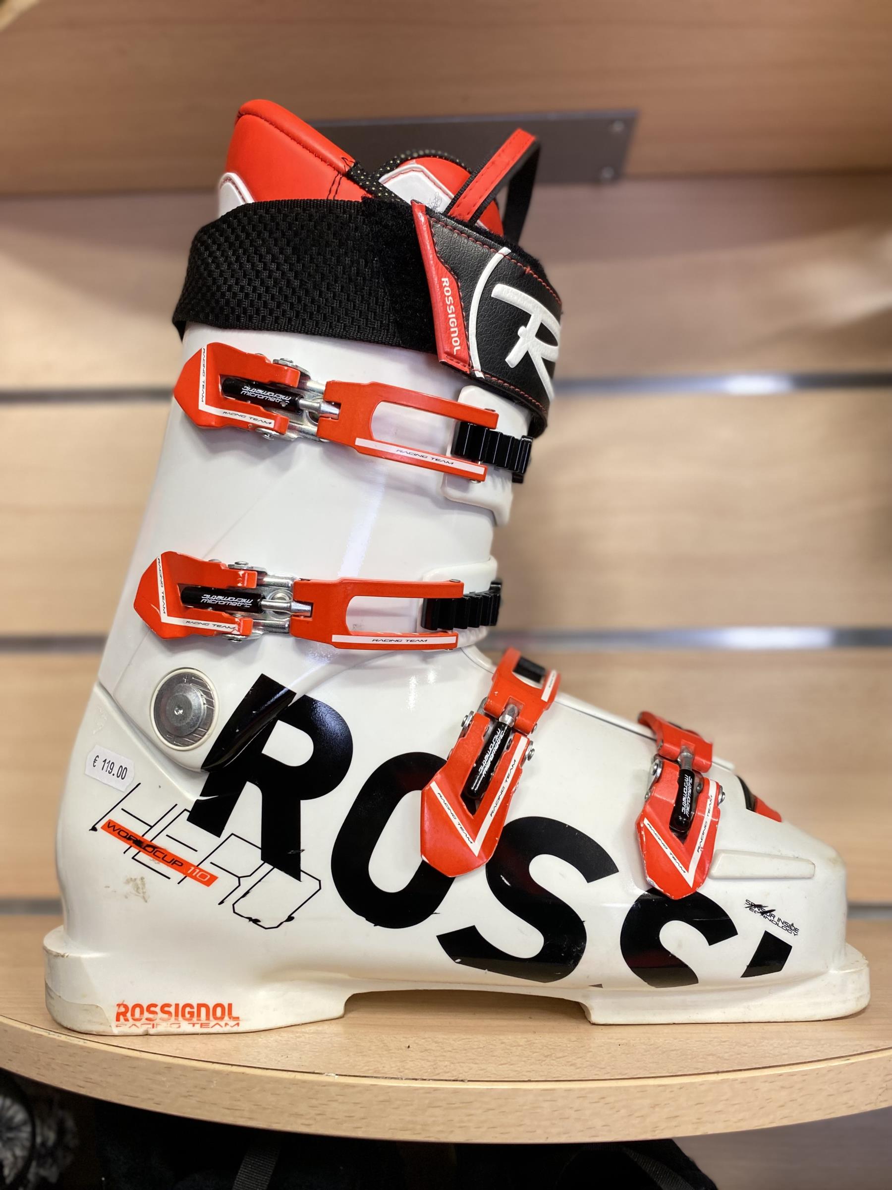 CHAUSSURE DE SKI D'OCCASION HOMME ROSSIGNOL HERO WORLD CUP SI 110 · Skiokz