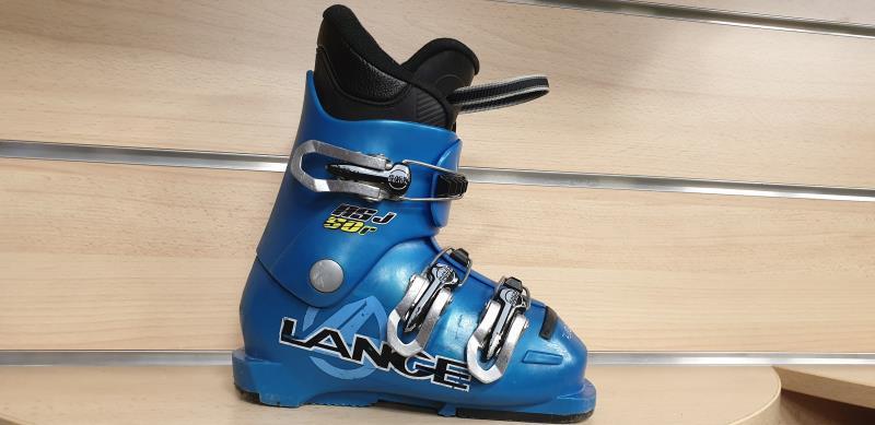 CHAUSSURE DE SKI D OCCASION JUNIOR LANGE RSJ 50 R BLACK BLUE Skiokz