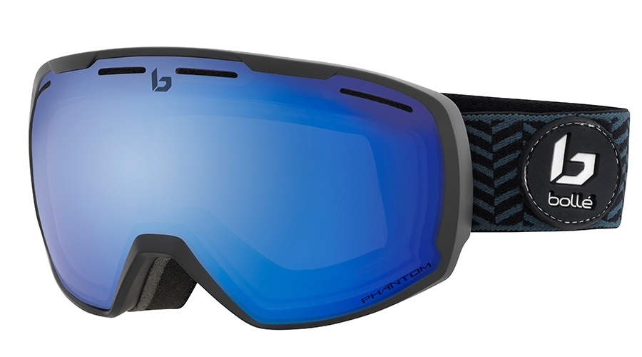 Masque de ski Mixte Photochromique cat 1 à 3 taille ML Bollé NOVA II Mat  Navy red Vermillon Blue