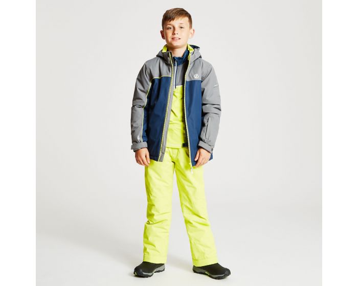 PANTALON DE SKI ENFANT CHAUD ET IMPERMEABLE - 100 ROSE FLUO