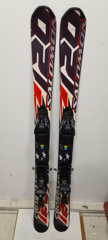 MINI SKI D'OCCASION SALOMON CROSSMAX + FIXATION · Skiokz