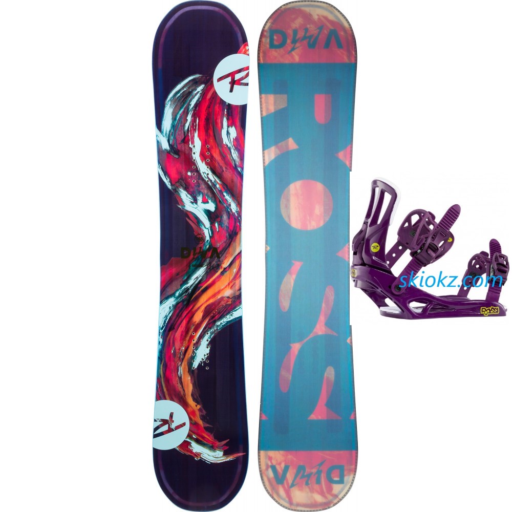 PACK SNOWBOARD NEUF FEMME ROSSIGNOL DIVA 2019 + FIXATION ROSSIGNOL · Skiokz