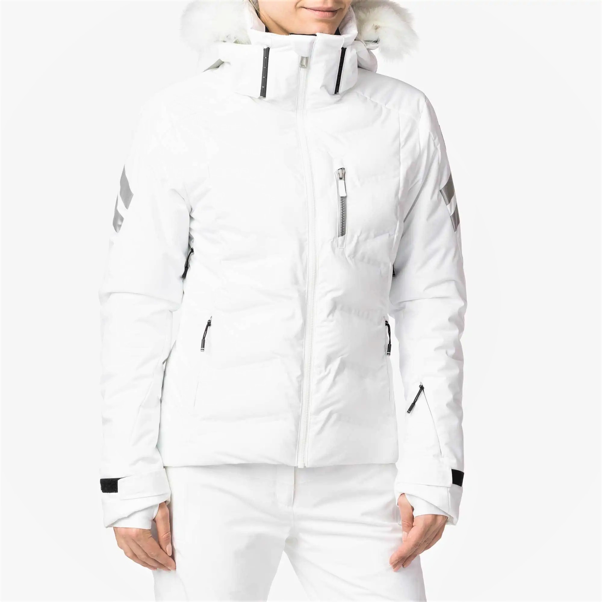 VESTE DE SKI FEMME ROSSIGNOL DEPART JKT WHITE RLIWJ03 100 Skiokz