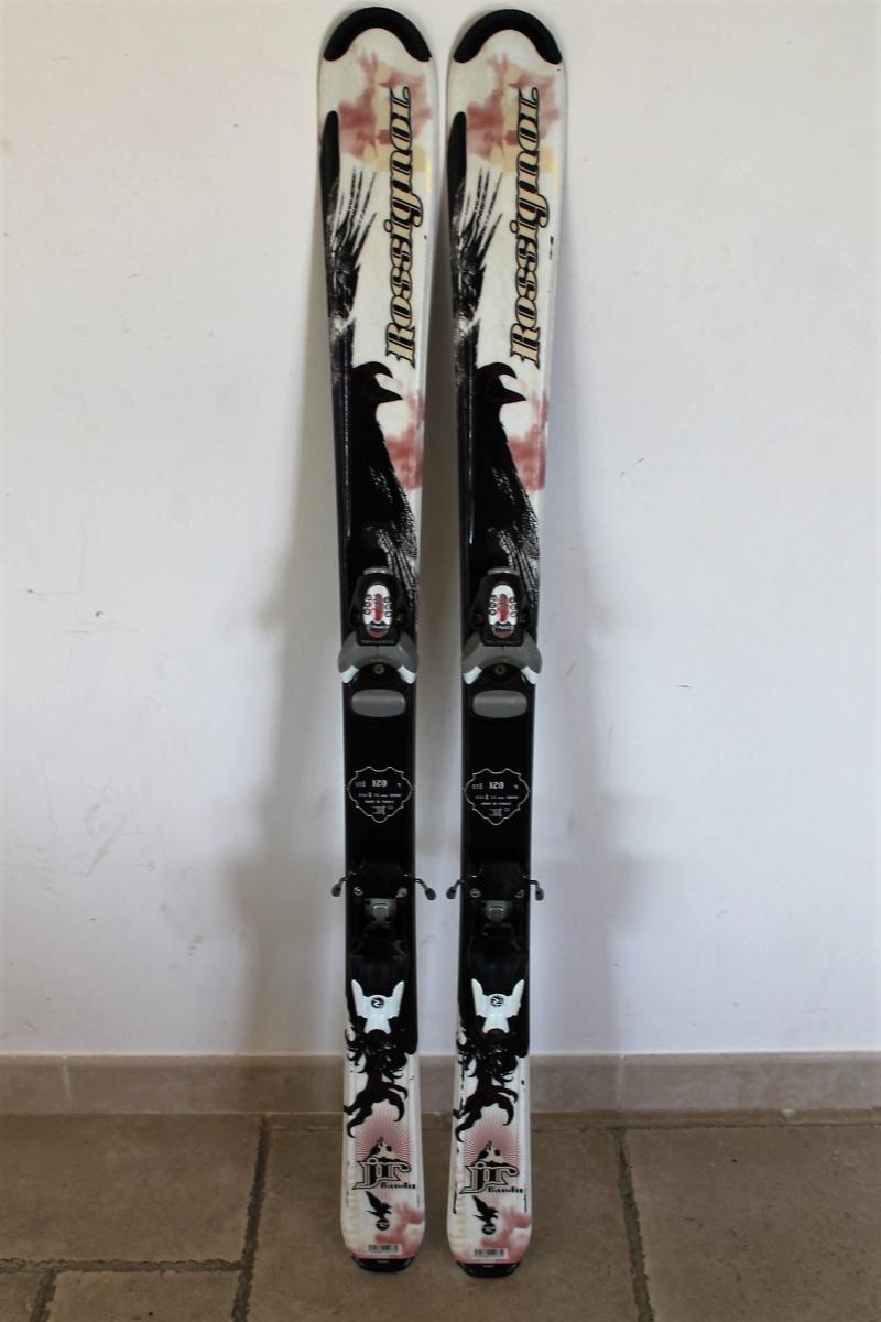 SKI D'OCCASION JUNIOR ROSSIGNOL BANDIT AIGLE NOIR · Skiokz