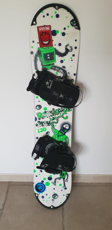 SNOWBOARD D'OCCASION JUNIOR/ENFANT ROSSIGNOL SCAN +FIXATION · Skiokz