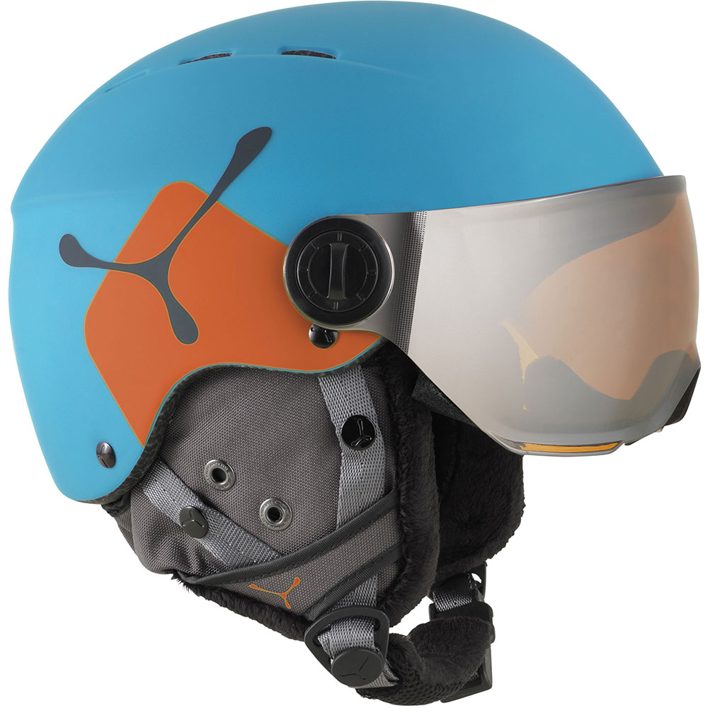 CASQUE DE SKI/SNOW NEUF VISIÈRE CÉBÉ FIREBALL MATT ORANGE CAT.3 · Skiokz